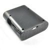 Case Raspberry Pi Cover Shell 2 piece BLACK ABS  with Fastening Screws